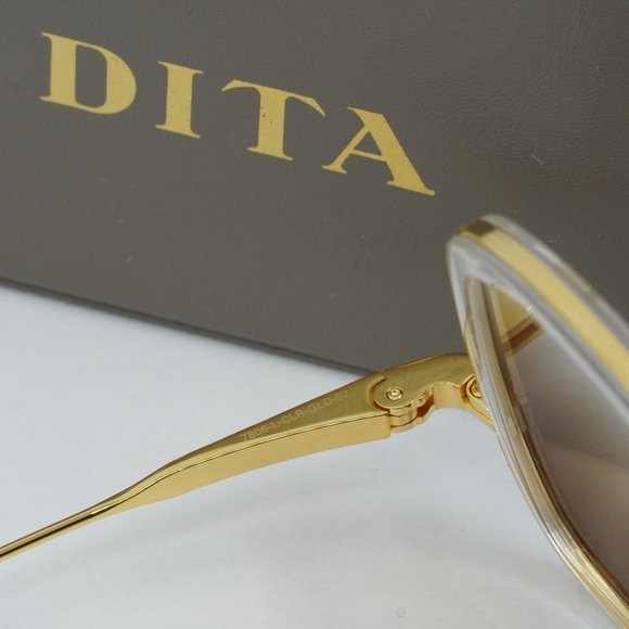 Dita FLIGHT-006-7806-L Sunglasses - Crystal/Gold/Brown Gradient - Picture 9 of 10